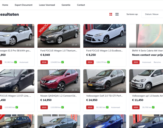 General Auto website project