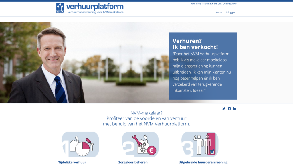 NVM Verhuurplatform project