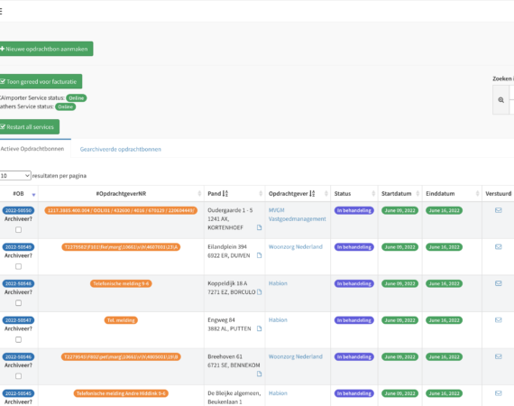 Van Ooijen Bouw web project
